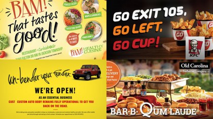 Brand Positioning Services Retail/Restaurants Collage