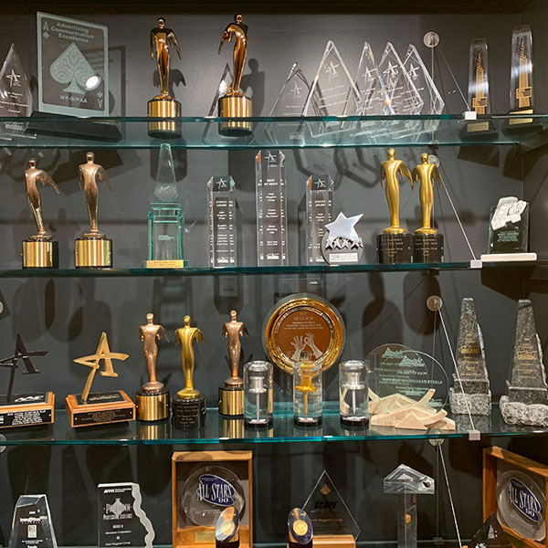 Digital Agency Landing Page Trophy Case