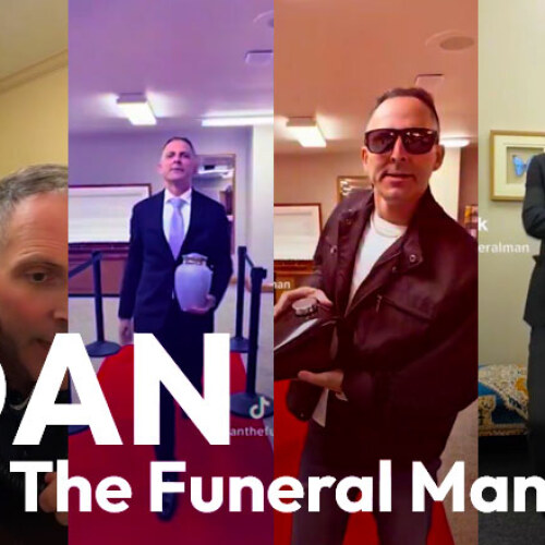 Brand Positioning on Social Media Dan the Funeral Man