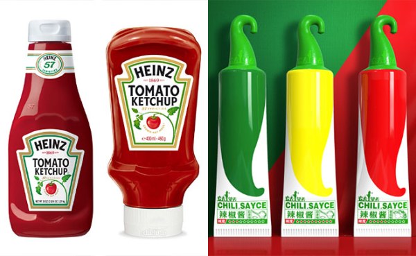 Heinz Ketchup and Chili Sauce Branded Packaging Design