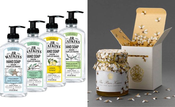 JR Watkins and The Bees Knees Honey Branded Packaging Design