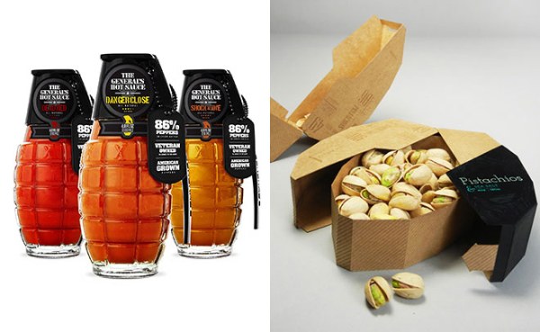 The General's Hot Sauce and Pistachios Branded Packaging Design