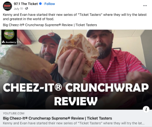 Cheez-It Crunchwrap Food Brand Collabs